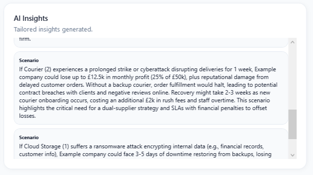 Risk Scenario Modeling